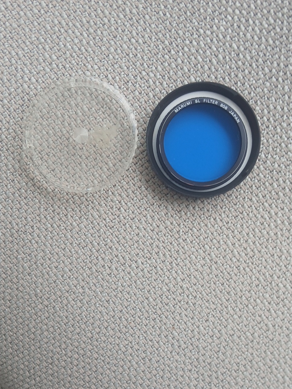 Camera Lens Filter - Blue.Snap-on 60mm inner diameter